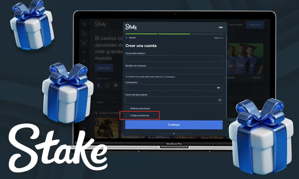Código Promocional Stake 2026 – Bono de Bienvenida 200%